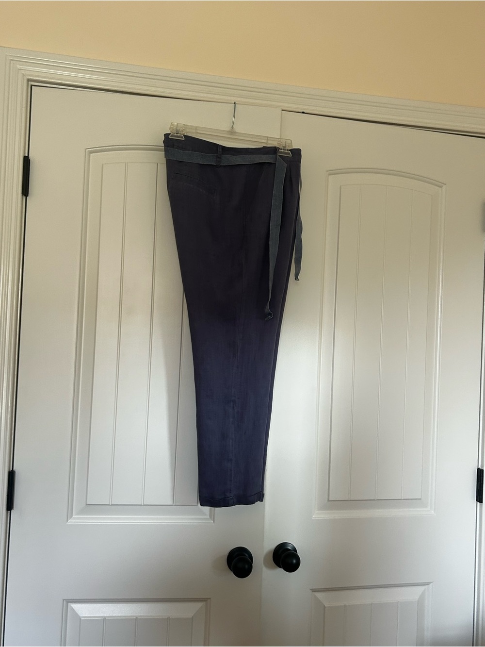 VTG United Colors Of Benetton Men's Navy Drawstring Trousers